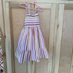 GAP Kids Multicolor Striped Casual Dress